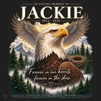 In Loving Memory Jackie Eagle Hat thumb 2