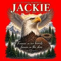 In Loving Memory Jackie Eagle Santa Hat thumb 1