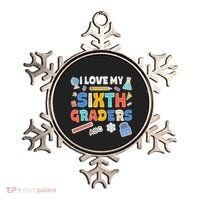 I Love My Sixth Graders Cute Cute Gift For 6Th Grade Teacher Gift Ornament thumb 0