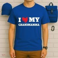 I Love My Grandmamma Favorite Family Member Valentines Meaningful Gift T-Shirt thumb 6