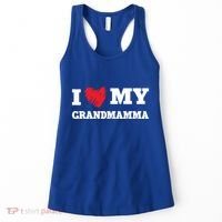 I Love My Grandmamma Favorite Family Member Valentines Meaningful Gift Women's Tank Top thumb 0