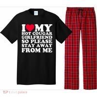 I Love My Hot Cougar Girlfriend So Please Stay Away From Me Pajama Set thumb 0