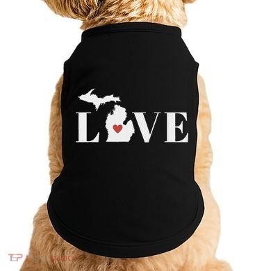 I Love Michigan Doggie Tank