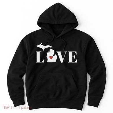 I Love Michigan Hoodie