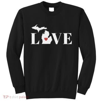 I Love Michigan Sweatshirt