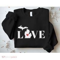 I Love Michigan Sweatshirt thumb 2
