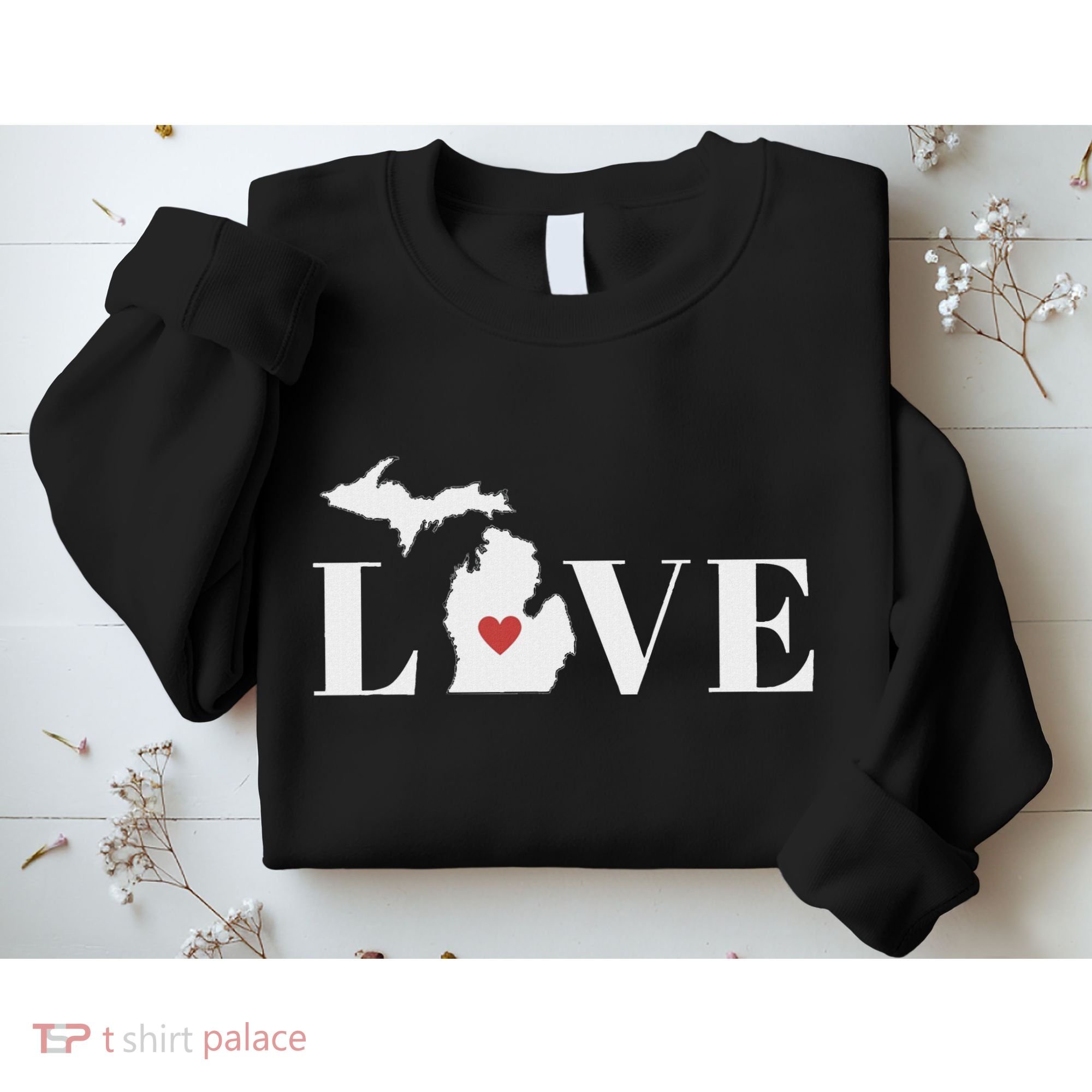 I Love Michigan Sweatshirt