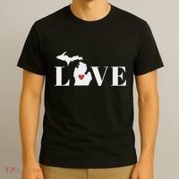 I Love Michigan T-Shirt thumb 3