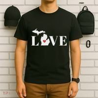 I Love Michigan T-Shirt thumb 6