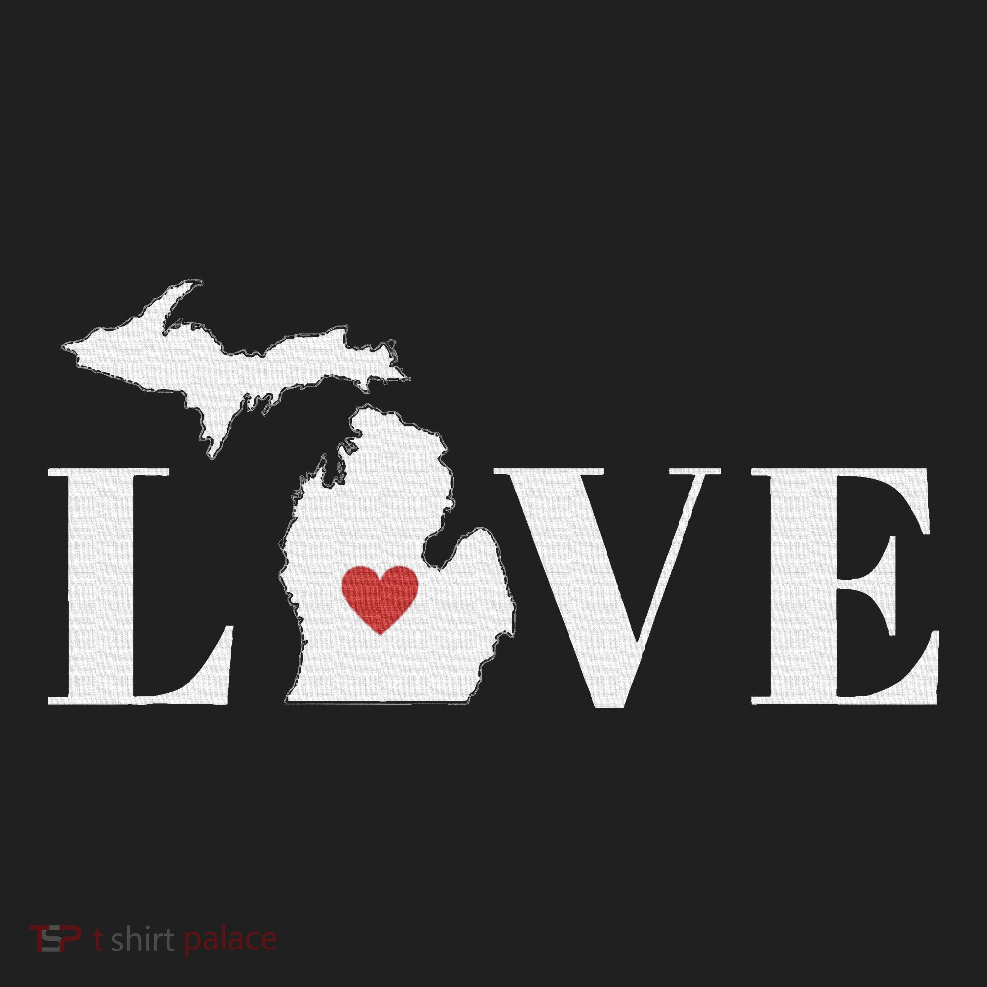I Love Michigan Beanie