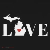 I Love Michigan Pajama Set thumb 2