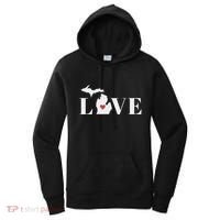 I Love Michigan Women's Hoodie thumb 0