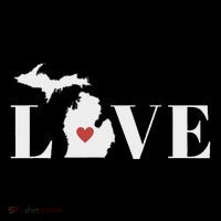 I Love Michigan Women's Hoodie thumb 2