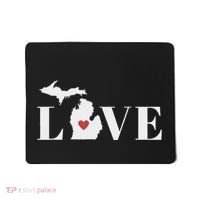 I Love Michigan Mousepad thumb 0