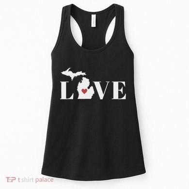 I Love Michigan Women's Tank Top