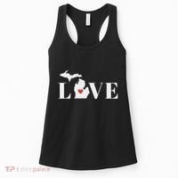 I Love Michigan Women's Tank Top thumb 0