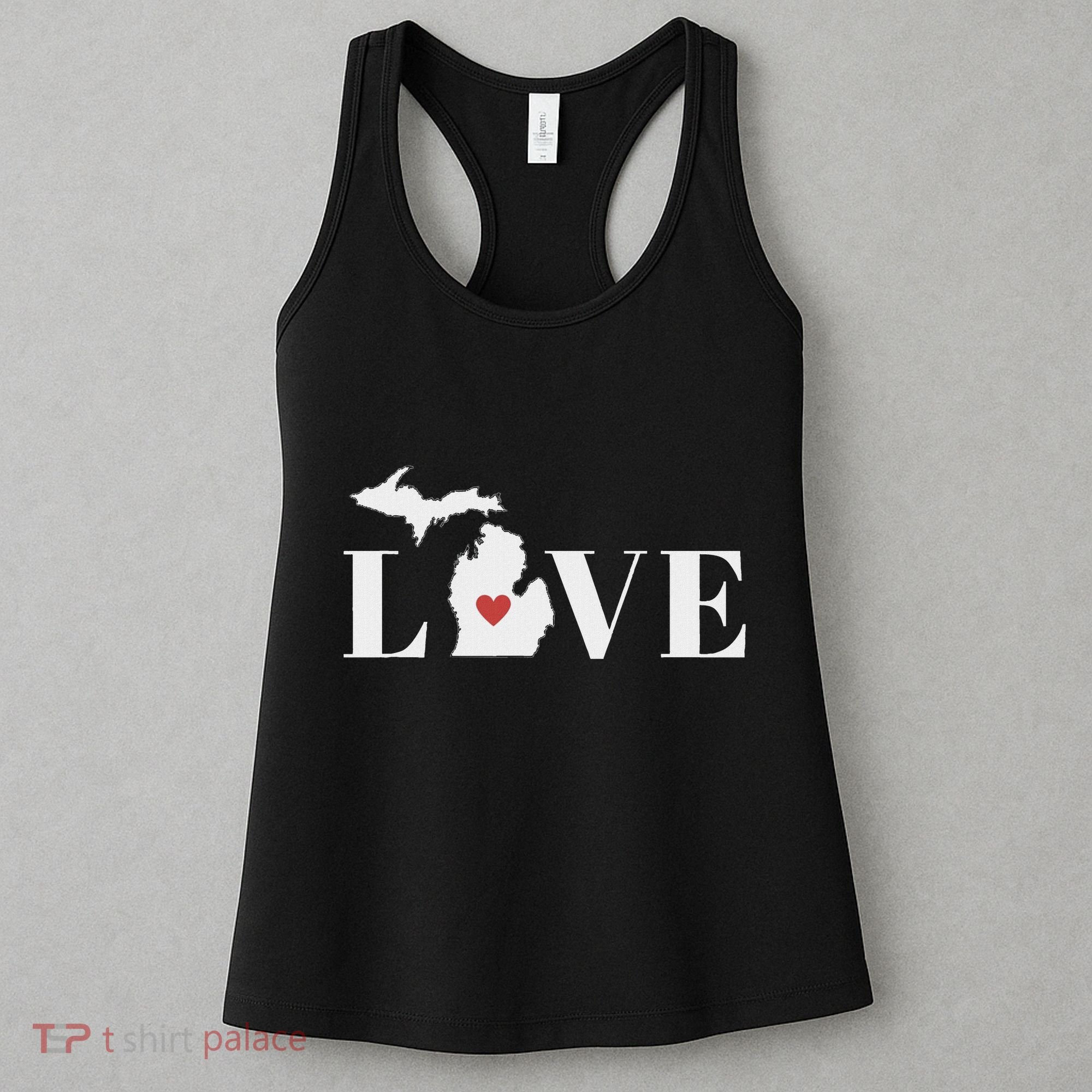 I Love Michigan Women's Tank Top
