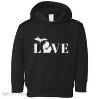 I Love Michigan Toddler Hoodie thumb 0