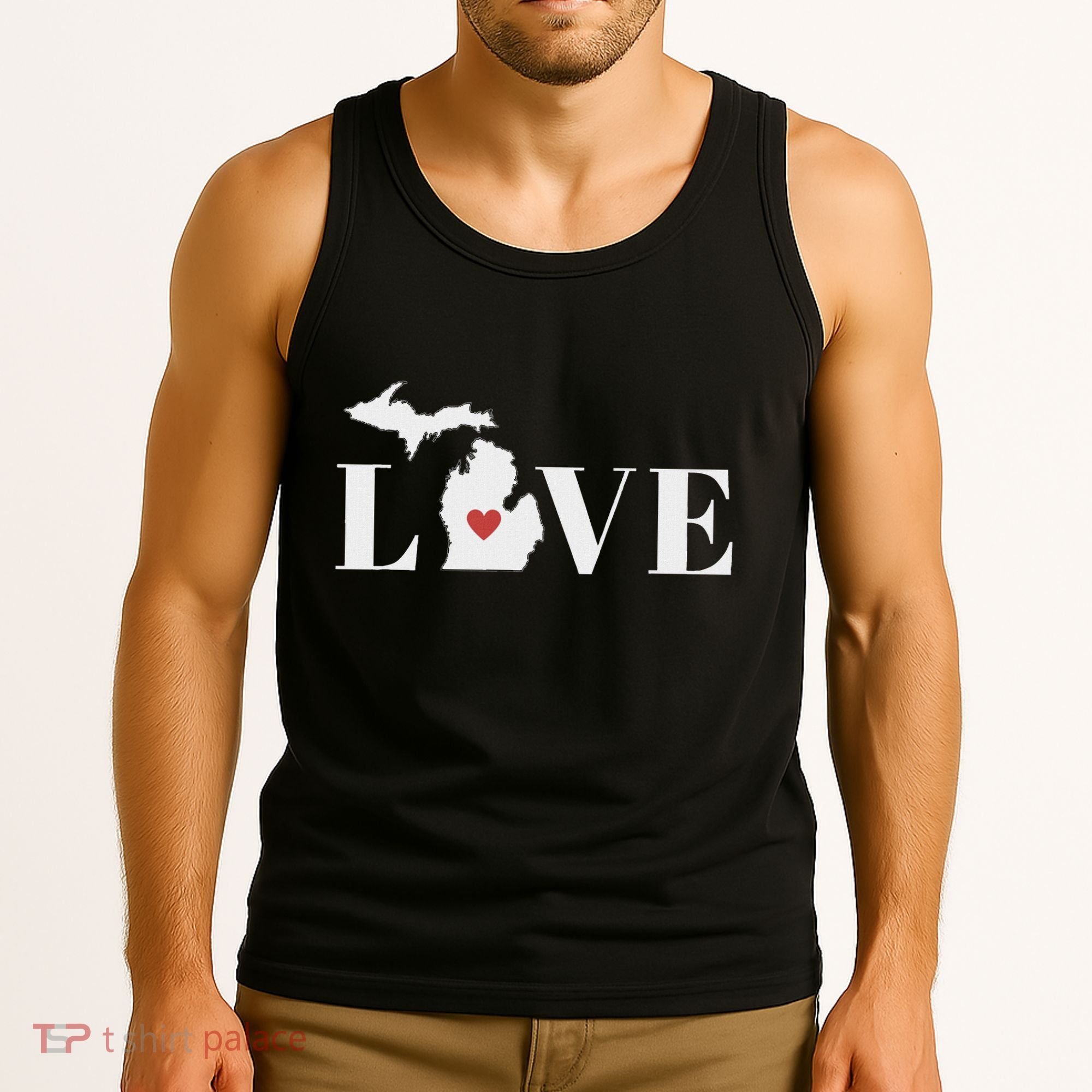 I Love Michigan Tank Top