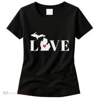 I Love Michigan Women's T-Shirt thumb 0