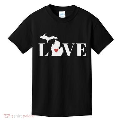 I Love Michigan Kids T-Shirt
