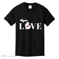 I Love Michigan Kids T-Shirt thumb 0