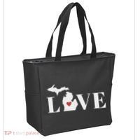I Love Michigan Tote Bag thumb 2