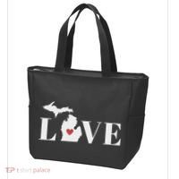 I Love Michigan Tote Bag thumb 3