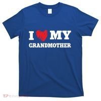 I Love My Grandmother Favorite Family Member Valentines Meaningful Gift T-Shirt thumb 0