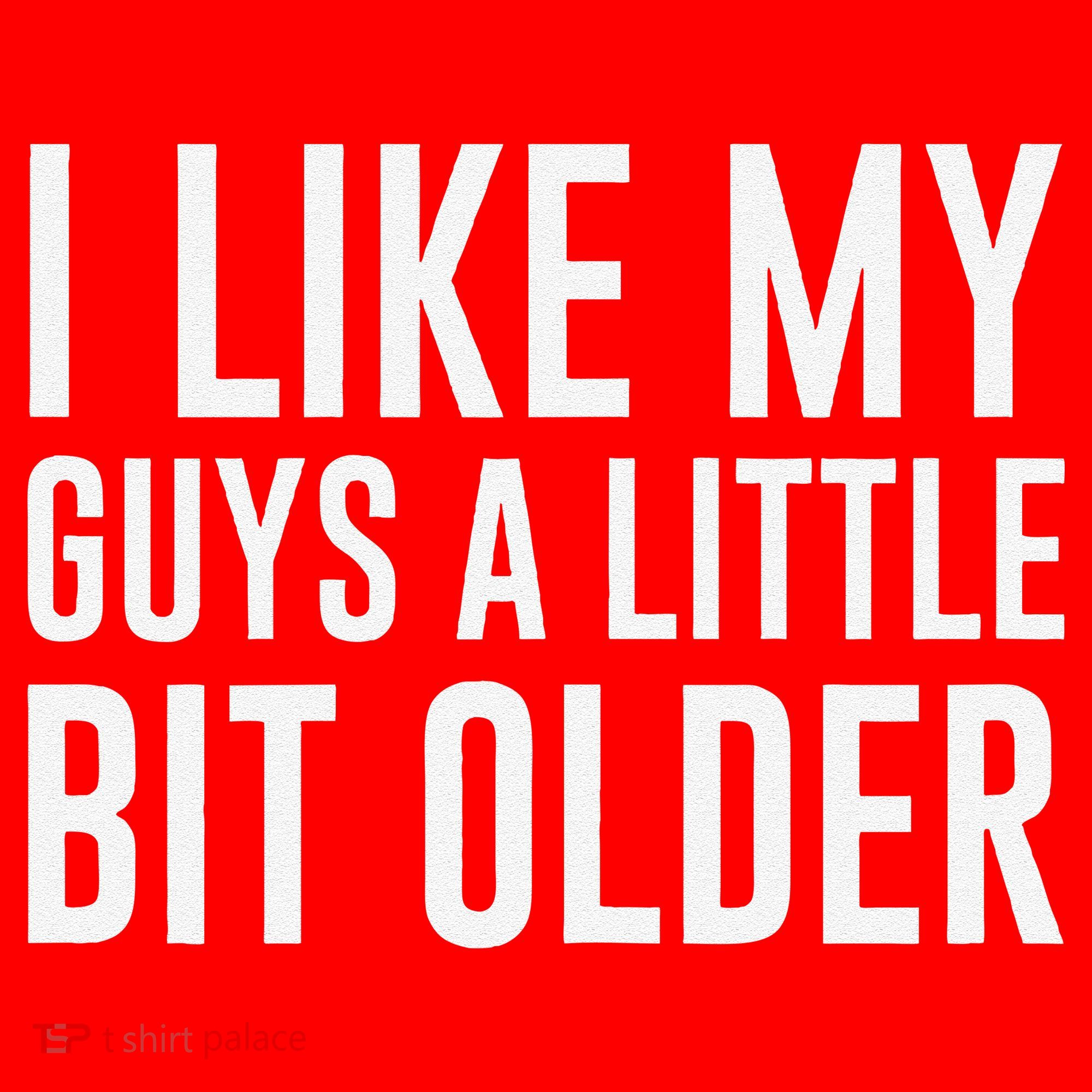 I Like My Guys A Little Bit Older Funny Quote Santa Hat