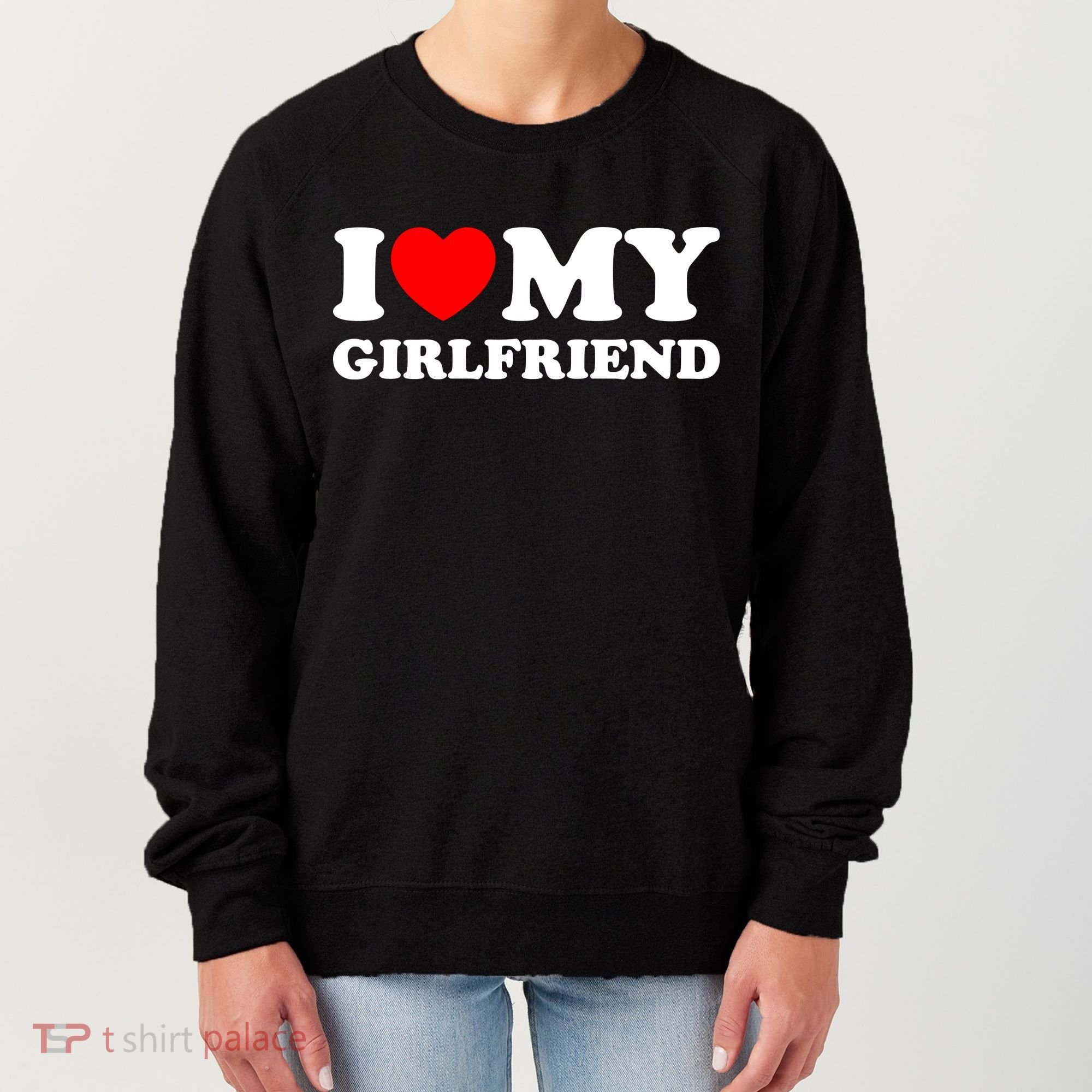 I Love My GF Girlfriend Women's Sweatshirt