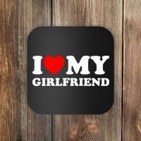 I Love My GF Girlfriend Coaster thumb 0