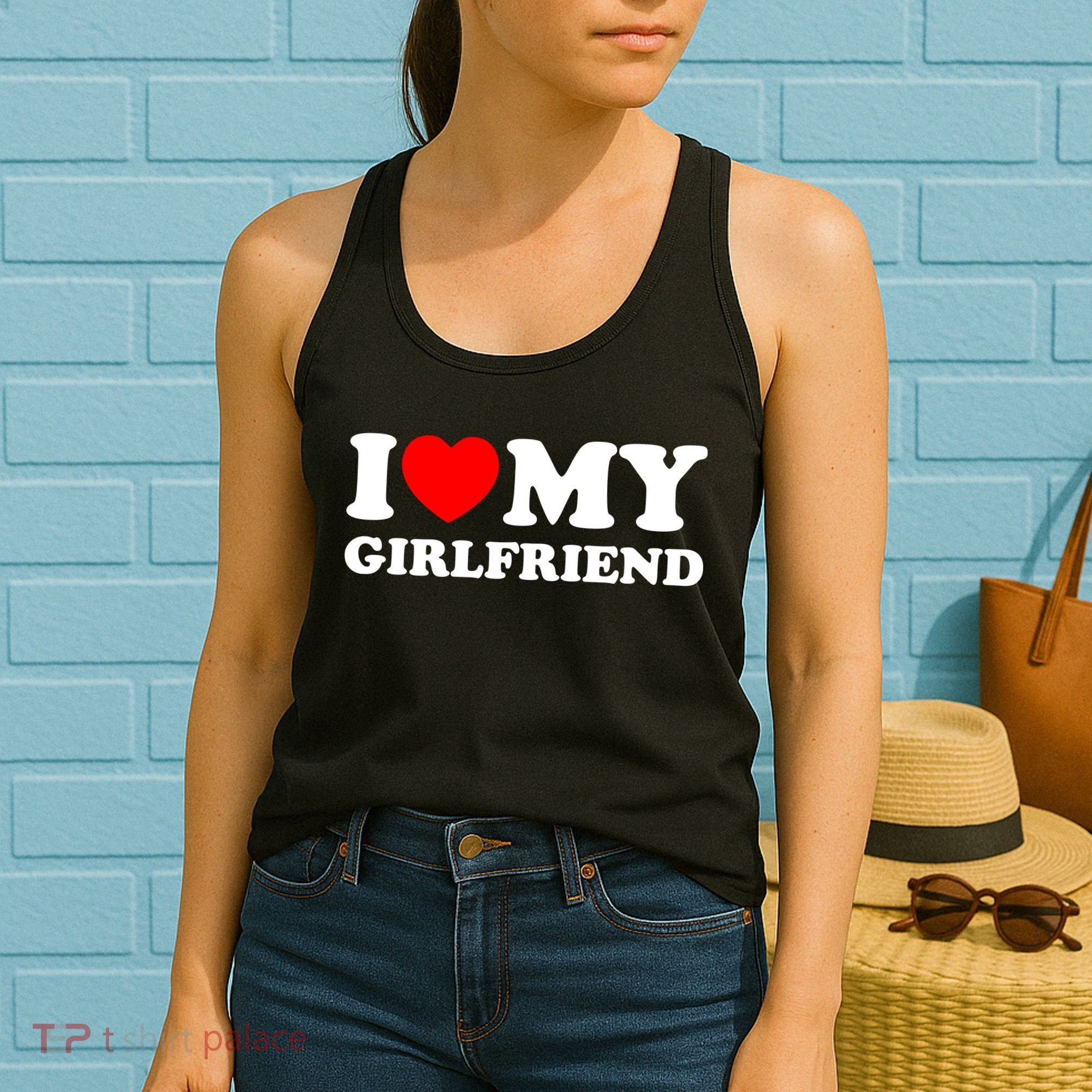 I Love My GF Girlfriend Women's Tank Top
