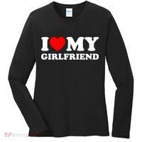 I Love My GF Girlfriend Women's Long Sleeve Shirt thumb 0
