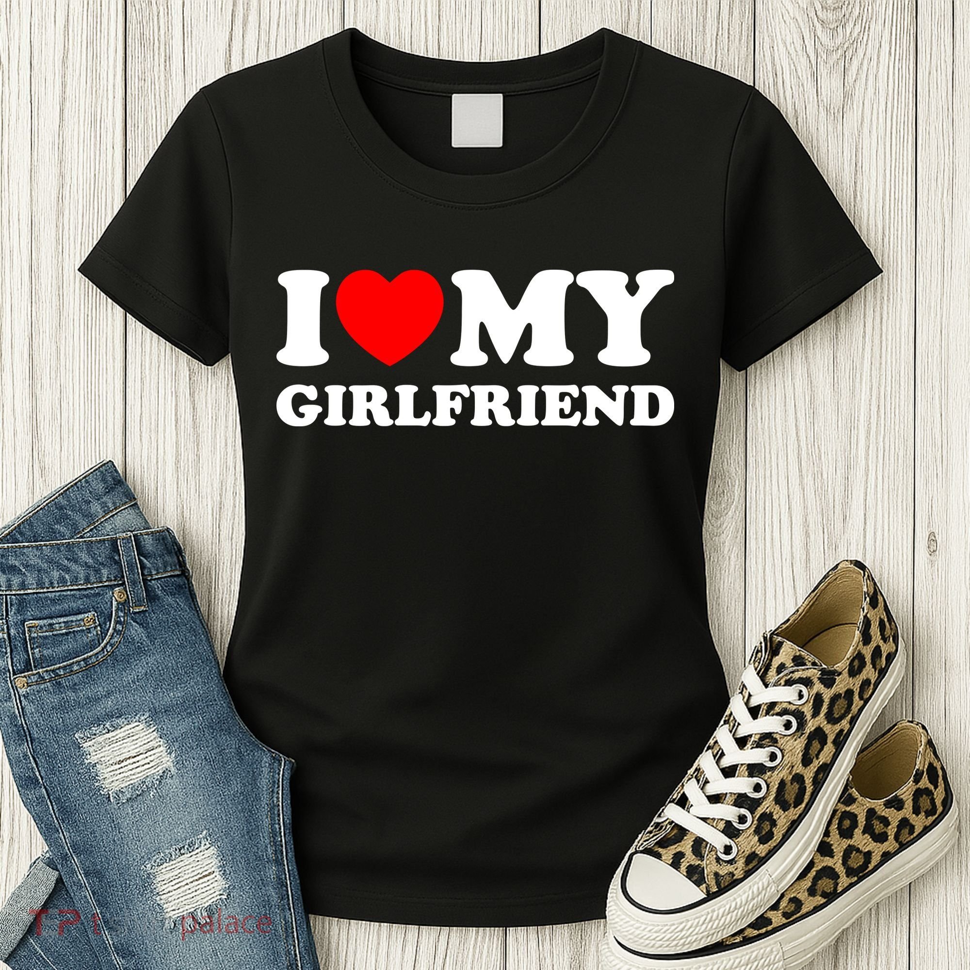 I Love My GF Girlfriend Women's T-Shirt