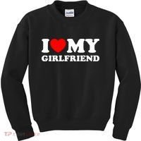 I Love My GF Girlfriend Kids Sweatshirt thumb 0