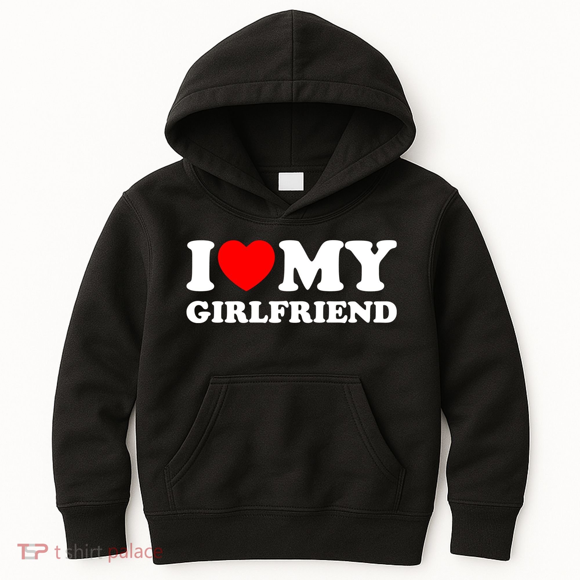 I Love My GF Girlfriend Kids Hoodie