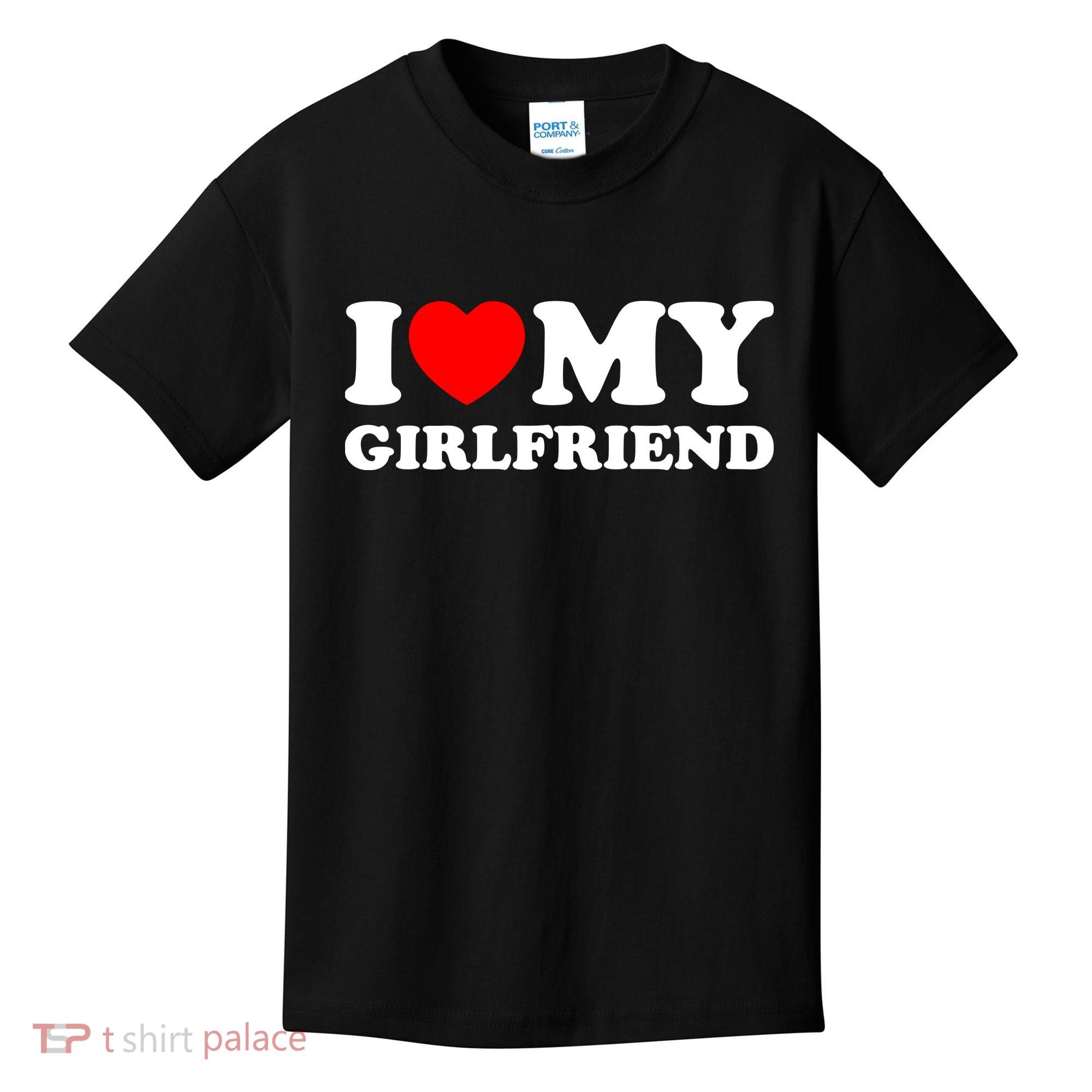 I Love My GF Girlfriend Kids T-Shirt