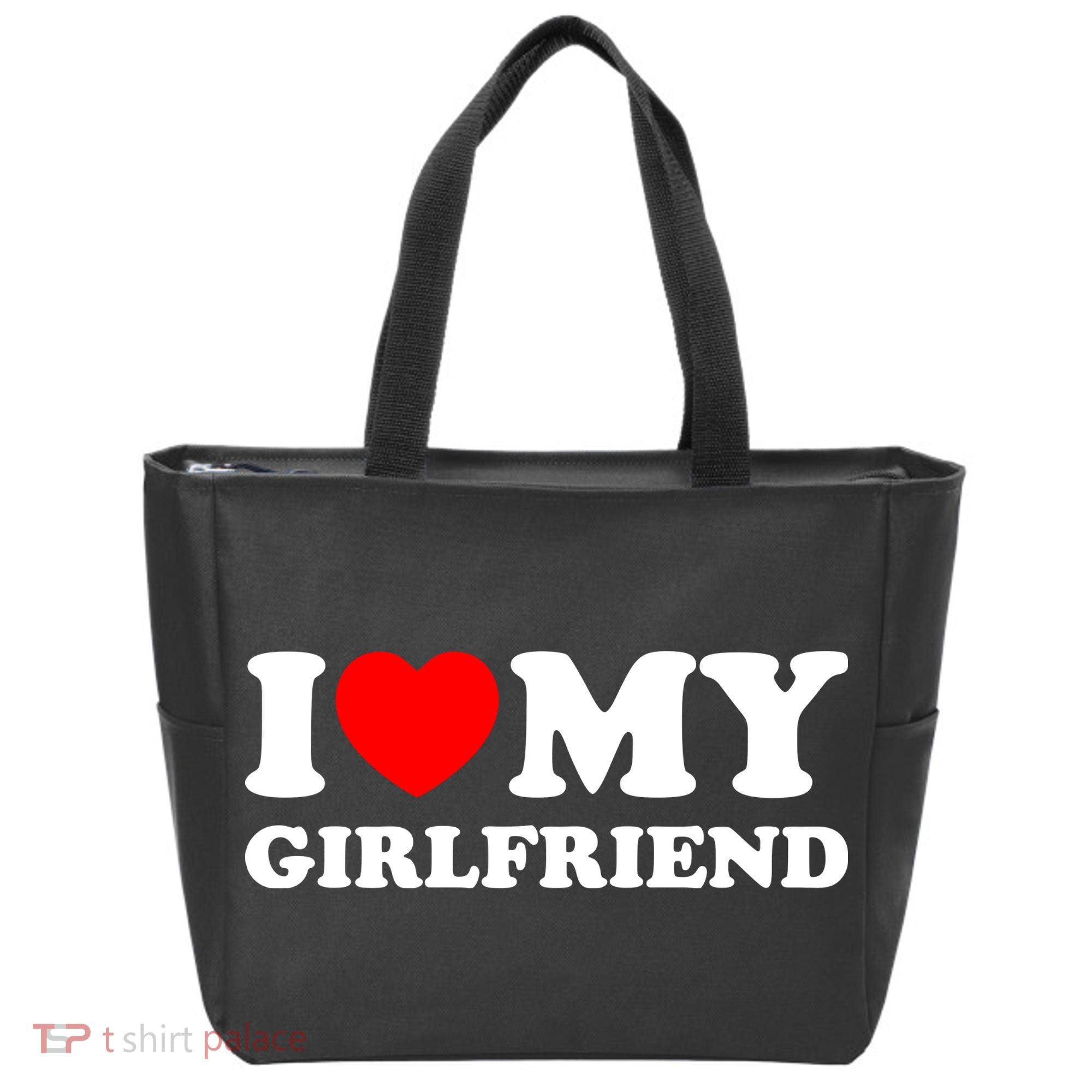 I Love My GF Girlfriend Tote Bag
