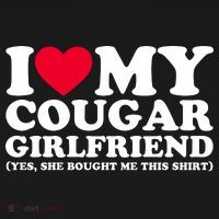 I Love My Cougar Girlfriend GF She Bought Me This Shirt Women's Hoodie thumb 2