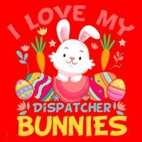 I Love My Dispatcher Bunnies 911 Dispatcher Easter Day Great Gift Santa Hat thumb 1