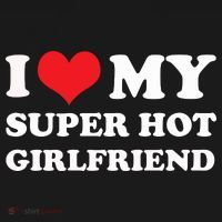 I Love My Super Hot Girlfriend I Heart My Girlfriend Mousepad thumb 1