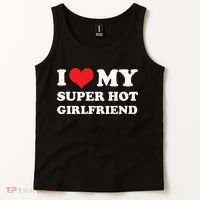 I Love My Super Hot Girlfriend I Heart My Girlfriend Tank Top thumb 2