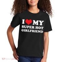 I Love My Super Hot Girlfriend I Heart My Girlfriend Kids T-Shirt thumb 2