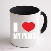 I Love My Penis Lustig Macho Funny Party Coffee Mug thumb 1