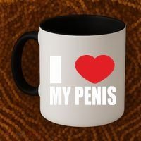 I Love My Penis Lustig Macho Funny Party Coffee Mug thumb 2