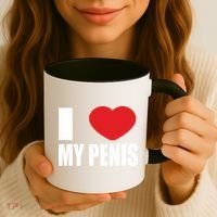 I Love My Penis Lustig Macho Funny Party Coffee Mug thumb 3
