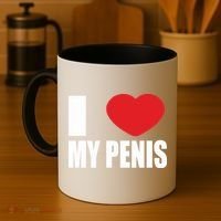 I Love My Penis Lustig Macho Funny Party Coffee Mug thumb 4