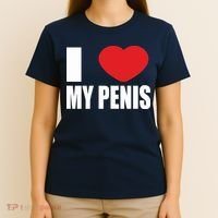I Love My Penis Lustig Macho Funny Party T-Shirt thumb 4