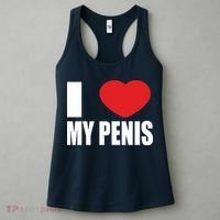 I Love My Penis Lustig Macho Funny Party Women's Tank Top thumb 3